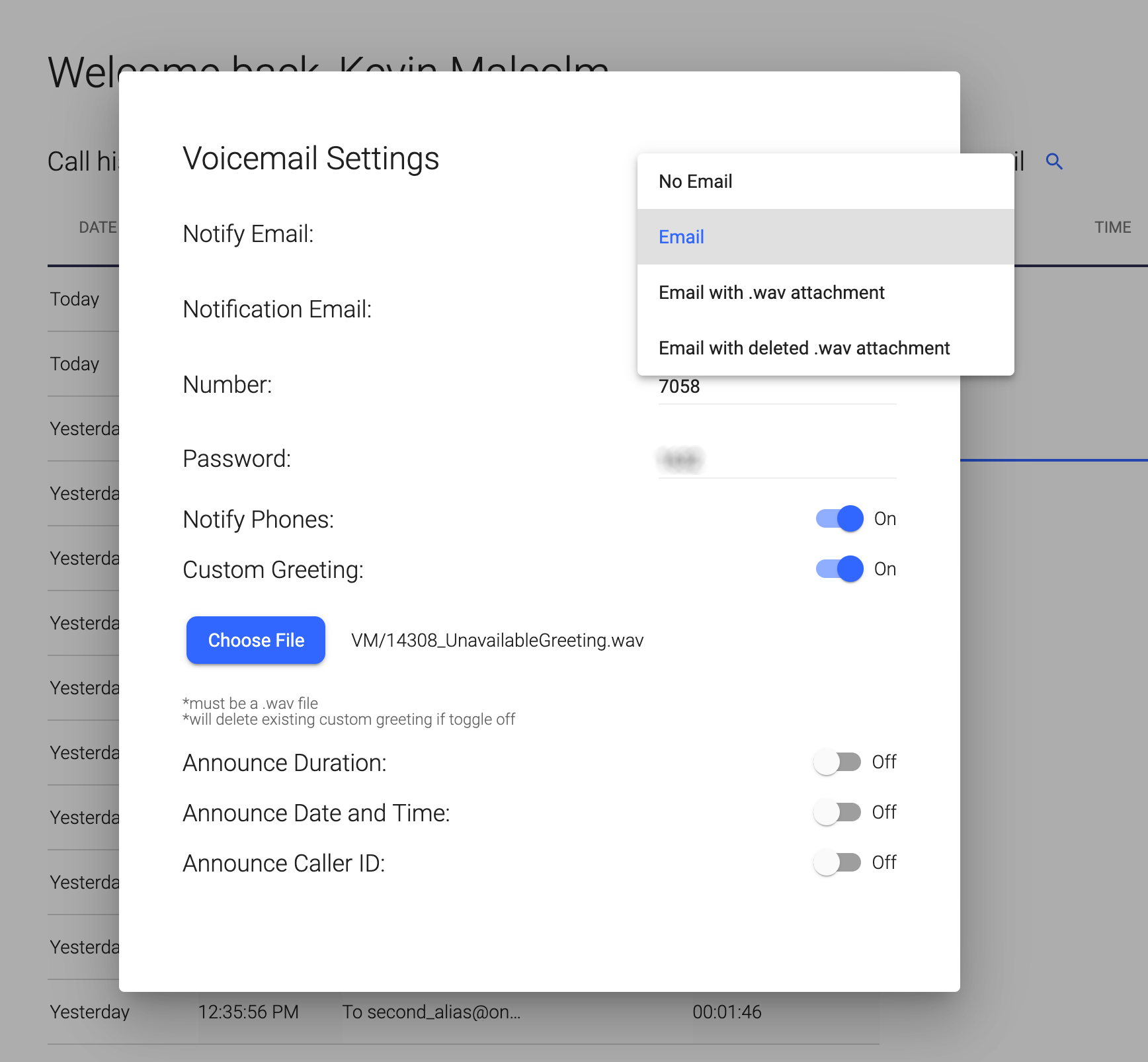 onsip admin login